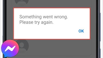 Messenger Fix Something Went Wrong Please Try Again | Messenger Login Problem