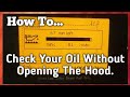 How to check your heavy duty volvo trucks engine oil without opening the hood