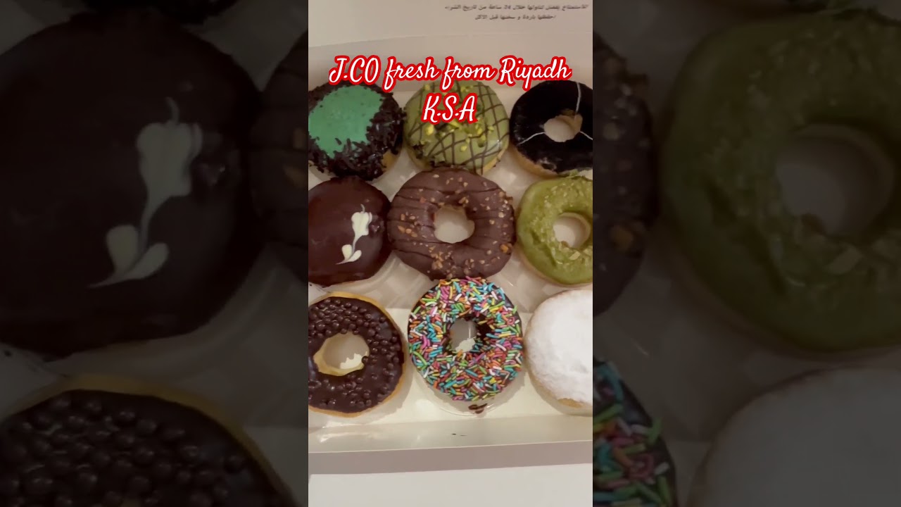 J.CO Donuts for Breakfast | Fresh from Riyadh K.S.A 