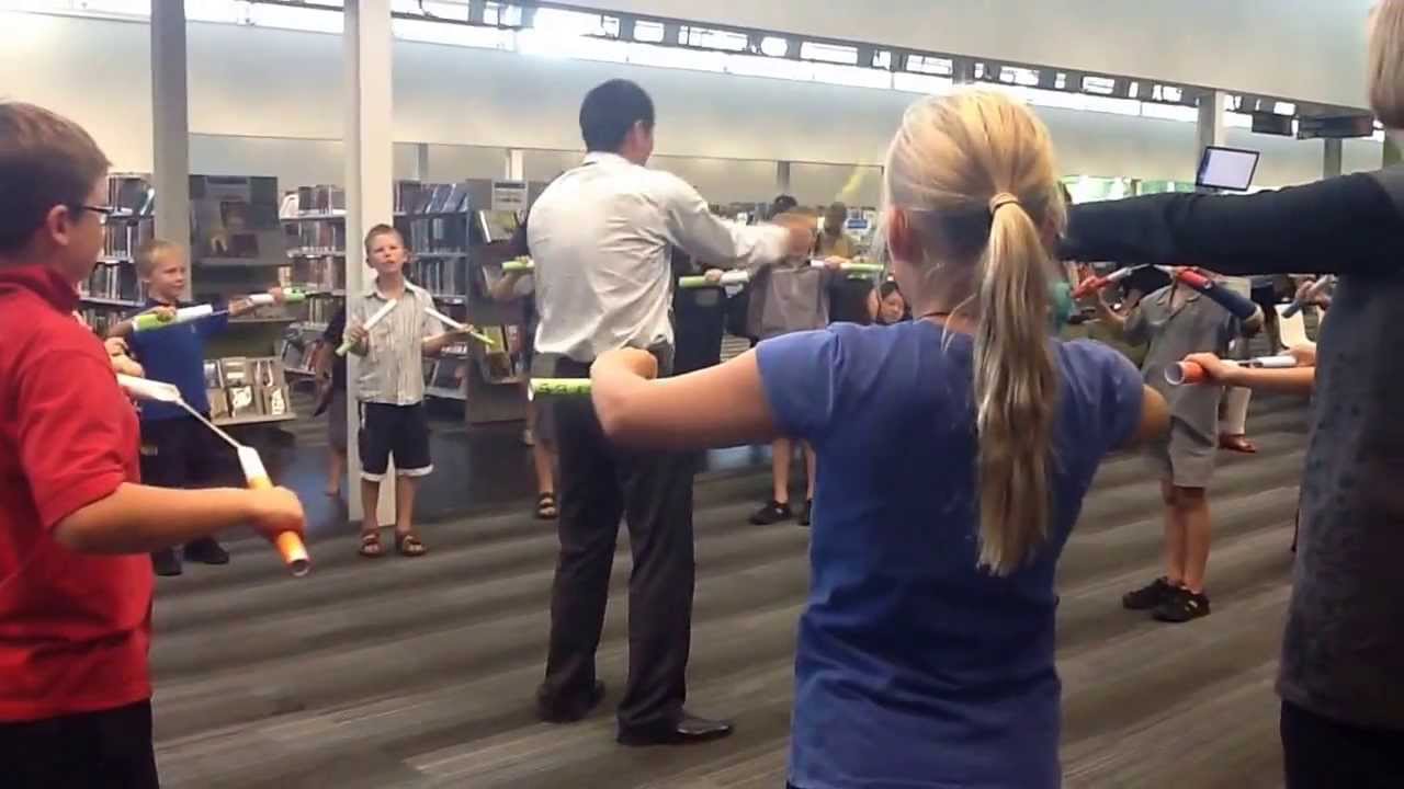 eBook Club Nunchucks display led by Yang Song NLA YouTube