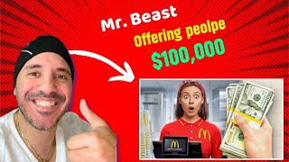 Mr. Beast ''Offering People $100,000 To Quit Their Job'': Verbal on life React