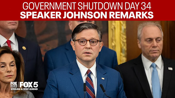 Government Shutdown Day 34 | Mike Johnson Remarks