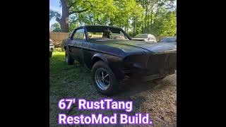 67' RustTang RestoMod Build. #restomod #mustang #fastbackmustang
