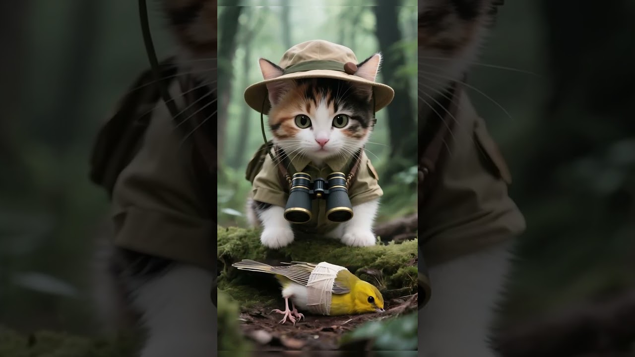 Hua Hua's Forest Adventure #cat #cute #cutecat#pets #daily #cartoon