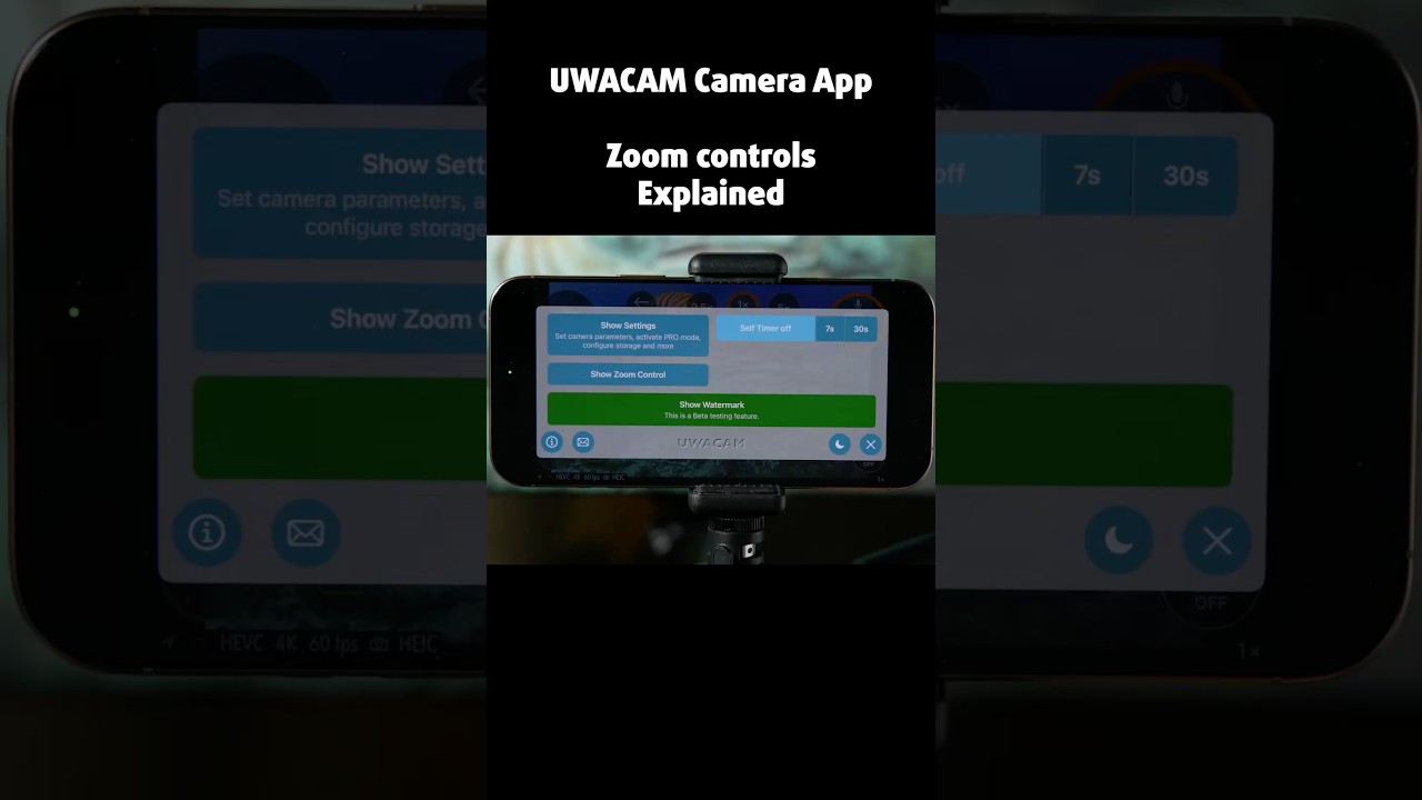Управление зумом UWACAM довольно уникально 😍 