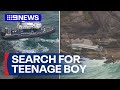 Search for missing teenager after boat crash in Sydney’s northern beaches | 9 News Australia