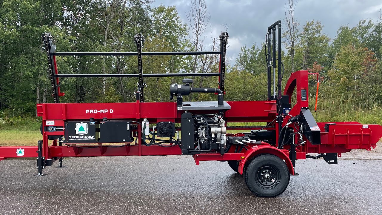 Timberwolf Pro-MPD и Bf-10 Tw10 в действии на выставке тяжелого оборудования Escanaba Heavy Equip...