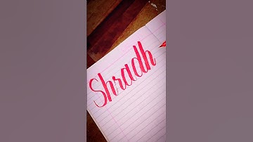 I Tried Writing In Shrdha #shortsfeed #trending #Ytstudio