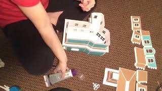 Time Lapse Crafting ~ Making the Magnolia Manor by SVG Cuts
