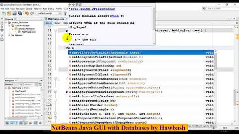 #36 Java GUI : JFilechooser to Save File