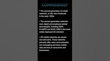 What does 2G stand for? #shorts