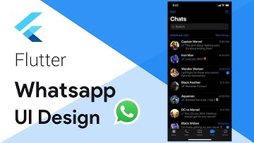 Flutter WhatsApp UI - Speed Code Tutorial