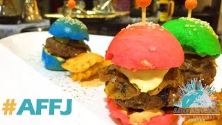 Aido Food Festival Junior | ميني برغر ملون #AFFJ