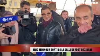 Eric Zemmour sorti de la salle de foot de Zidane à Aix - Les Milles