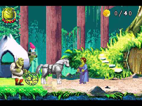 Game Boy Advance 2 Games In 1 Madagascar Shrek 2 Version Europe Youtube