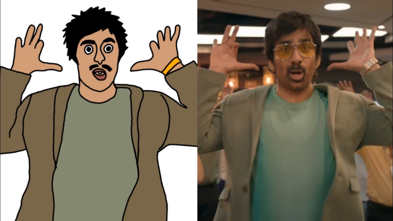 Pulsar Bike Full Video Song Drawing Meme | Dhamaka | Ravi Teja ...