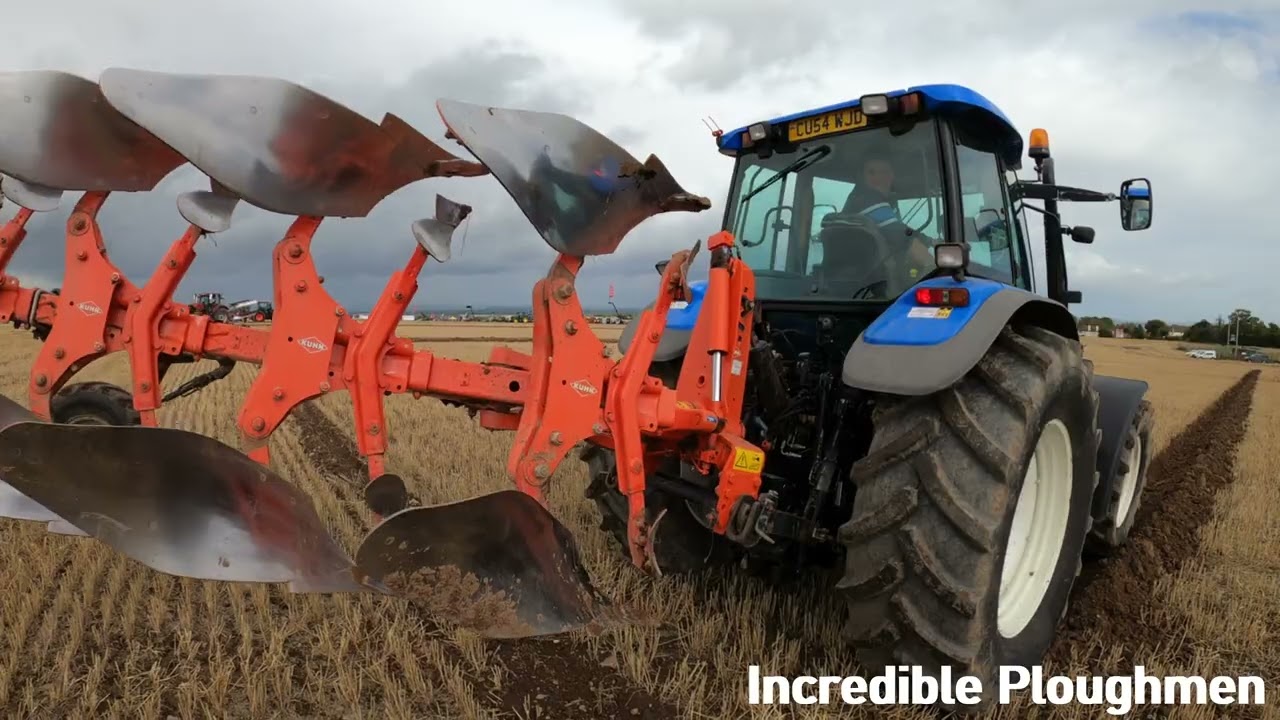 2004 New Holland TM155 7.5 Litre 6-Cyl Diesel Tractor (155 HP) Kuhn Cruckton Ploughing Match 2025