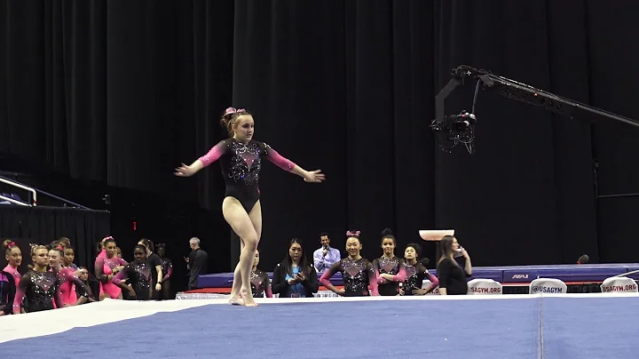 Raena Worley - Floor Exercise - 2019 Nastia Liukin...