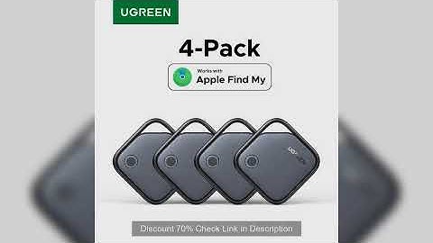 UGREEN Smart Bluetooth Tracker, Keys Finder Item Locator SmartTag Up to 2 Year Battery Phone Finder