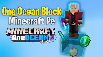 One Ocean Block For Minecraft PE | Ocean Block Map MCPE 1.20.15 | Water Map Minecraft