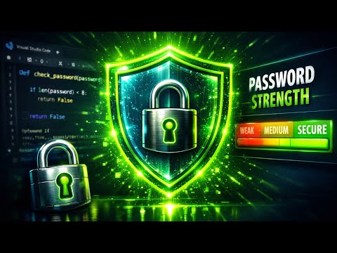Python Password Strength Checker 🔒 | Easy Project for Beginners #coding  #pythonprogramming 