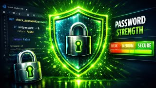 Python Password Strength Checker 🔒 | Easy Project for Beginners #coding  #pythonprogramming 
