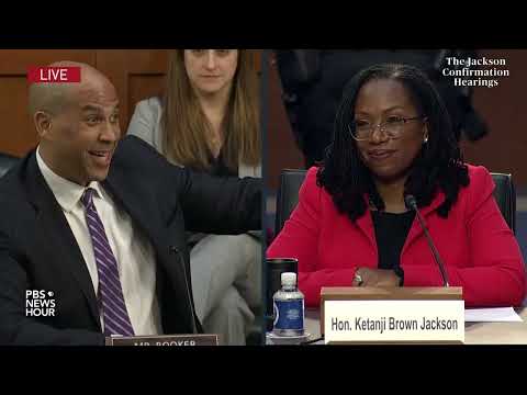 WATCH: Sen. Cory Booker questions Jackson in Supreme Court confirmation hearings