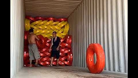 Tires Container Loading Inspection in Qingdao - China to Afghanistan