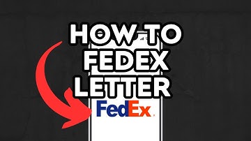 NEW! How To Fedex A Letter