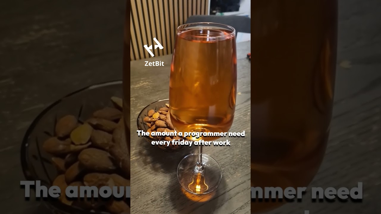 The amount a programmer need every friday after work #coding #codinglife #softwaredeveloper