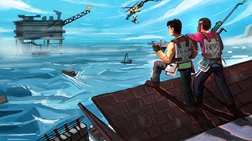 LIVING ON AN ISLAND NEXT TO OIL RIG IN RUST