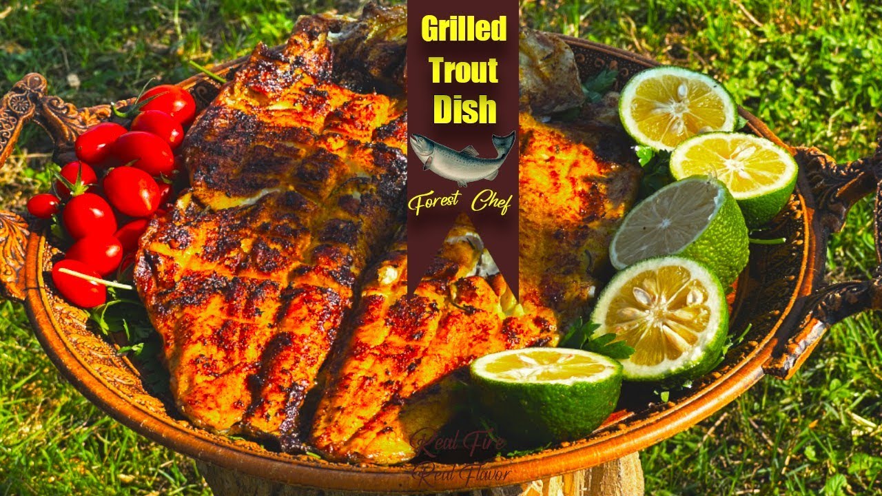 ☕️| Peace in Nature|Grilled Trout & Herbal Tea🔥🌿