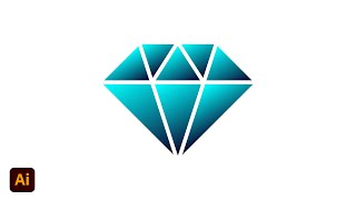 Diamond Design In Adobe Illustrator cc 2021 | Short Tutorial