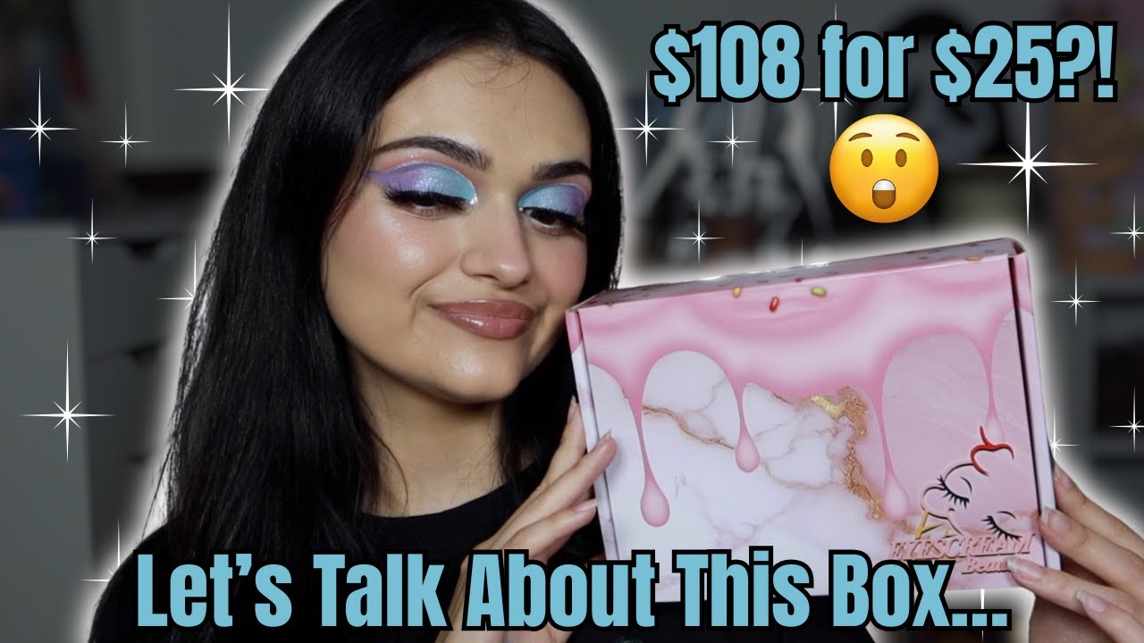 $108 Worth of Makeup for $25?! Late but Worth it, Eyescream Beauty Box Try-On 👀💖