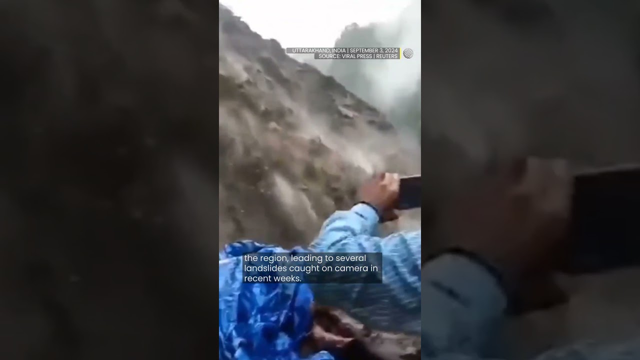 Car escapes landslide just in time as monsoon rains hammer 