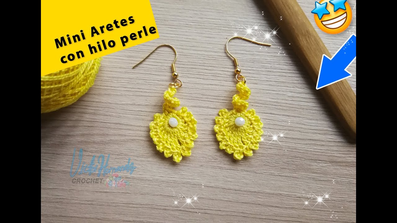 Mini Aretes con hilo perle; que te parecen? sera que llegamos a 10k en un dia? # 167
