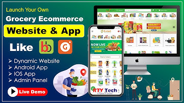 Want to make your Own Grocery Website and App || How to make online Grocery App || #RTYTech