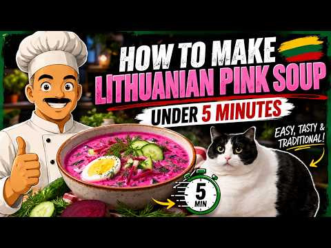 Easy Lithuanian Pink soup tutorial - lazy edition
