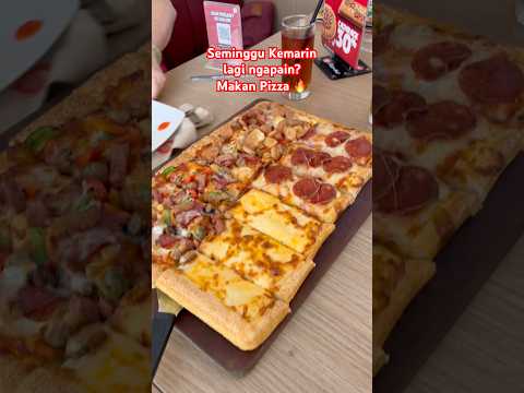 Seminggu Yang Lalu Ngapain? Lebaran sambil makan pizza pake promo paket 🔥 Makan bareng keluarga nih