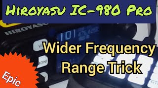 Hiroyasu IC-980 Pro #Unlock Trick #hamradio Hiroyasu IC-980 Pro #Unlock Trick #hamradio