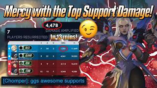 Mercy with the Top Support Damage! 😉 - Mercy Gameplay &amp; Commentary - Overwatch 2 (Season 1)