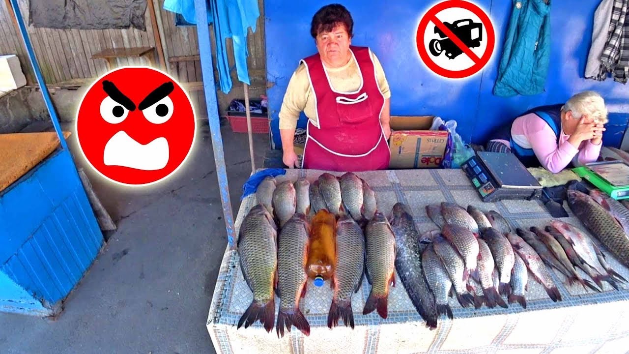 РЫБНЫЙ РЫНОК / Неприветливые ПРОДАВЦЫ!!!  Одесса / Базар в Маяках