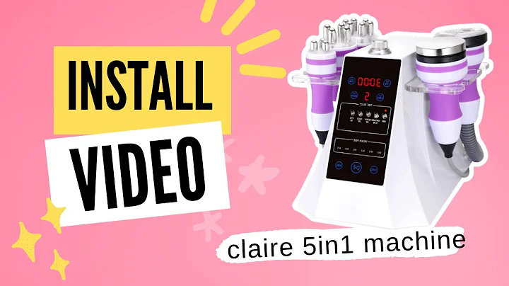 Cavitation Machine Installation: 5 in 1 40k Lipo Cavitation Machine for Body Slimming & Facials