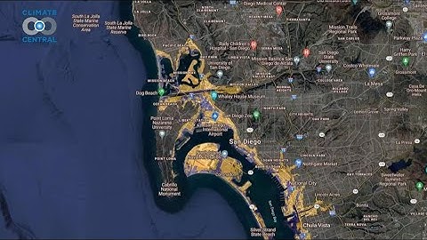 Interactive maps show projected sea-level rise across world