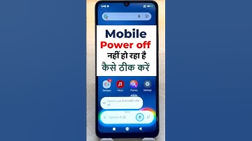Phone Power Off Nahi Ho Raha | power button switch off setting | power off option not available