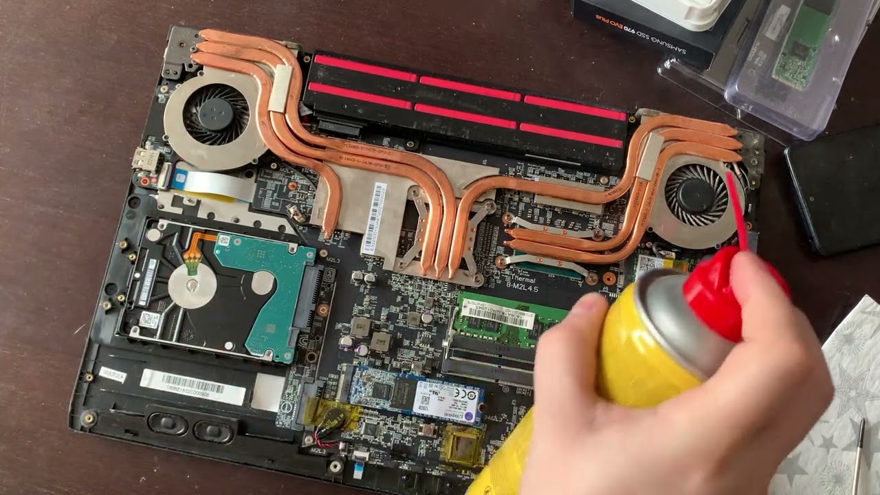 Upgrading RAM, SSD, and HDD in an MSI GV62