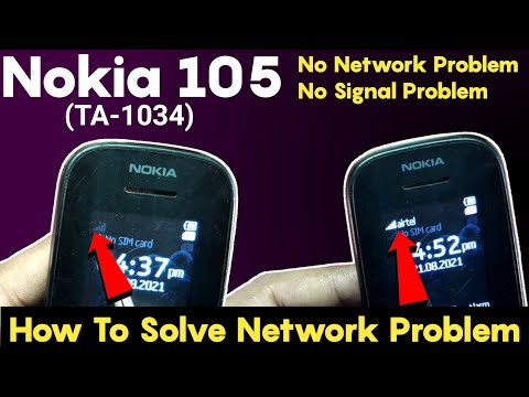 Nokia 105 Network Problem | Nokia 105 No Network Problem | How To Solve Network Problem