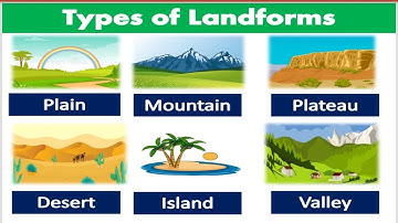 Landforms|Types of landforms|Landforms of the earth| Types of landforms for kids|E kids tv