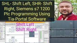 Famous SHL- Shift Left, SHR- Shift Right, Siemens s7 1200 Plc Programming Using Tia-Portal Software Profile