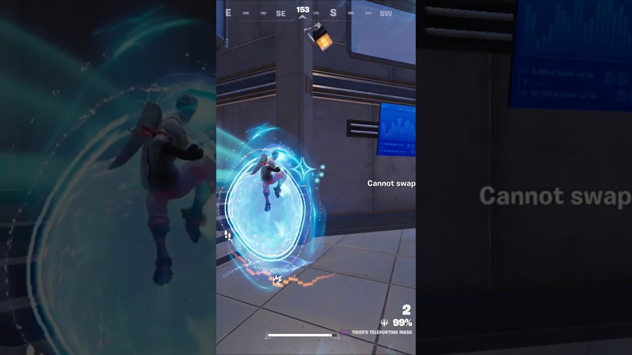 Маска телепортации снова в Fortnite 😳